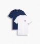 Levi's Packung mit zwei T-Shirts weiß, marineblau