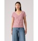Levi's A T-shirt Perfect V cor-de-rosa