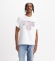 Levi's Trykt T-shirt med hvid, løs pasform