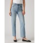 Levi's Ribcage straight ankle jeans blue