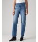 Levi's Ribcage straight ankle jeans blue
