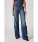 Levi's Ribcage Jeans mit weitem Bein blau