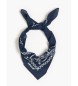 Levi's Sciarpe/cravatte a bandana con motivo cachemire blu scuro