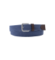 Levi's Ceinture en cuir tiss extensible bleu