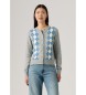 Levi's Superweiche Strickjacke grau