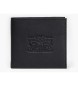 Levi's Vintage Two Horse Bifold Coin Leather Wallet Black