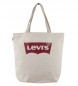 Levi's Batwing Tote Bag bela -30x14x39cm