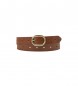 Levi's Brown High-Low Leather Belt