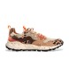 Flower Mountain Leder Turnschuhe Yamano3 beige