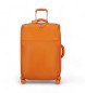 Lipault Grande valise souple Plume orange