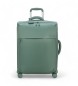 Lipault Medium zachte koffer Pluim groen