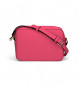 Liu Jo Sac  bandoulire rose avec logo gaufr