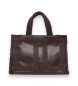 Liu Jo Brown large tote bag with logo