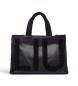 Liu Jo Black logo large tote bag