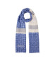 Liu Jo Scarf with blue logo print