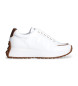 Liu Jo Leather trainers with white embroidered logo