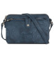 Lois Jeans Double compartment shoulder bag 302693 navy blue colour