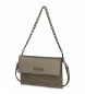Lois Jeans LOIS Women's shoulder bag with interchangeable handles 311766 dark silver colour