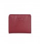 Lois Jeans Portefeuille en cuir 202044 Rouge -10x8,7cm