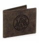 Lois Jeans Skórzany portfel 12301 brązowy -11,5x9cm