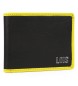 Lois Jeans Portefeuille en cuir RFID 206708 couleur noir-jaune