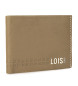 Lois Jeans Skórzany portfel RFID 205507 w kolorze khaki