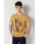 Lois Jeans Camel kortærmet t-shirt