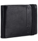 Lois Jeans Skórzany portfel RFID 202611 w kolorze czarnym