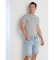 Lois Jeans Denim Bleach blue bermuda shorts