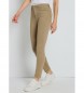 Lois Jeans Pantalon Caja Media - Highwaist Skinny Ankle verde