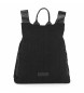 Lois Jeans Anti-theft backpack black -30x34x8cm