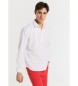 Lois Jeans Long sleeve white polo shirt
