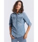 Lois Jeans Long sleeve blue denim shirt