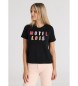 Lois Jeans Maglietta grafica con lettere nere