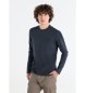 Lois Jeans T-shirt marine overdye stof