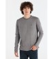 Lois Jeans Grey overdye knitted T-shirt