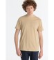 Lois Jeans Basic T-shirt med brun prÃ¤gling