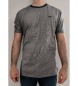 Lois Jeans T-shirt bÃ¡sica com textura de tecido azul