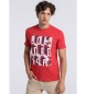 Lois Jeans T-shirt de manga curta 131944 Vermelha
