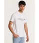 Lois Jeans Graphic essential short sleeve t-shirt with pocket essential white