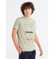 Lois Jeans T-shirt med slogan, grön