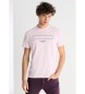 Lois Jeans Short sleeve t-shirt with pink embossed graphics