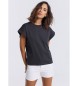 Lois Jeans T-shirt med logotyp p ryggen 133049 svart
