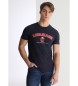 Lois Jeans T-shirt à manches courtes 62 imprimé marine