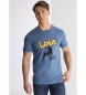 Lois Jeans Modra majica s sitotiskom