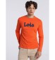 Lois Jeans T-shirt met lange mouwen 131946 Oranje