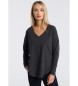 Lois Jeans Langarm-T-Shirt 132129 Schwarz