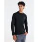 Lois Jeans Black zipped T-shirt