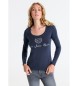 Lois Jeans Navy t-shirt met ronde hals