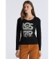 Lois Jeans Camiseta Paris Neo negro